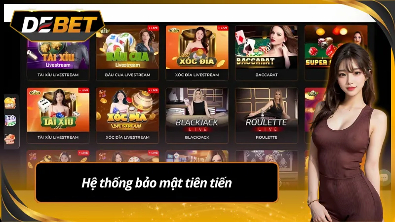 Hệ thống bảo mật nhà cái debet có uy tín không