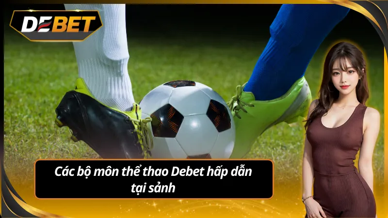 Hình ảnh các môn thể thao đa dạng tại sảnh Debet